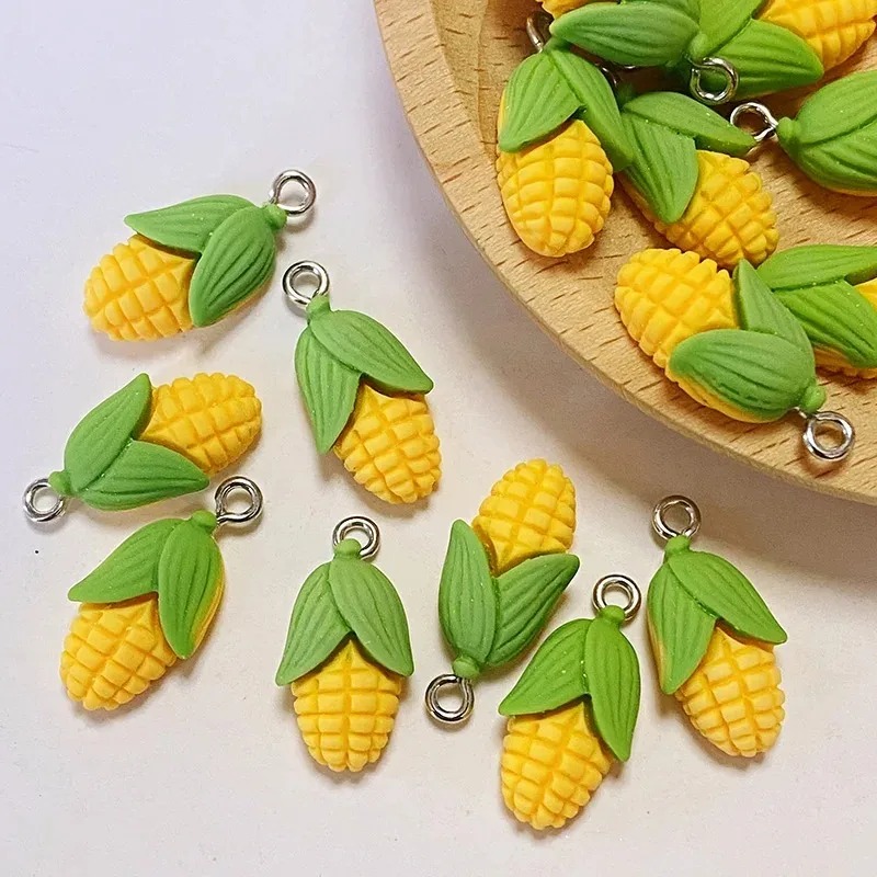 ชาร์มเรซิ่นรูปข้าวโพดและผักขนา - Resin Craft Material บทวิจารณ์และราคา