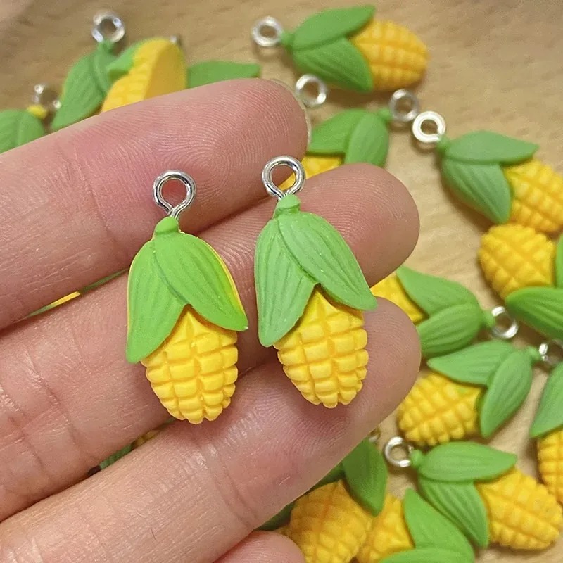 ชาร์มเรซิ่นรูปข้าวโพดและผักขนา - Resin Craft Material บทวิจารณ์และราคา