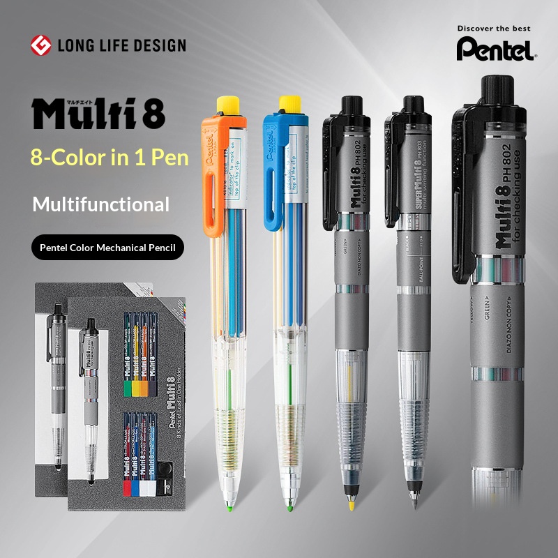 เพนเทล มัลติ 8 อิน 1 คัลเลอร์  - Staedtler Pencil Lumocolor บทวิจารณ์และราคา