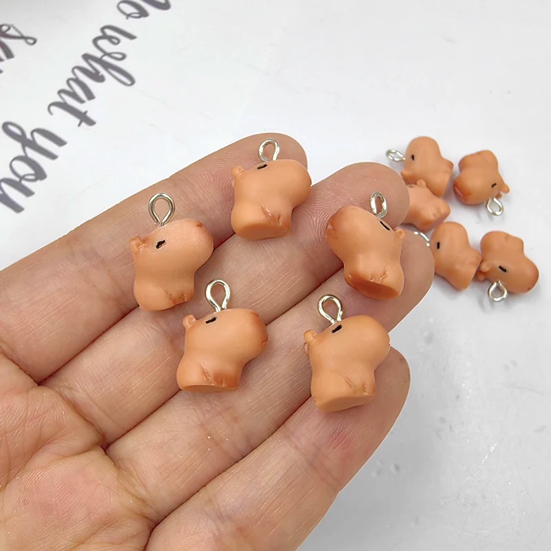 จี้คาปิบาร่าน่ารักขนาดเล็ก 10  - Resin Craft Projects บทวิจารณ์และราคา