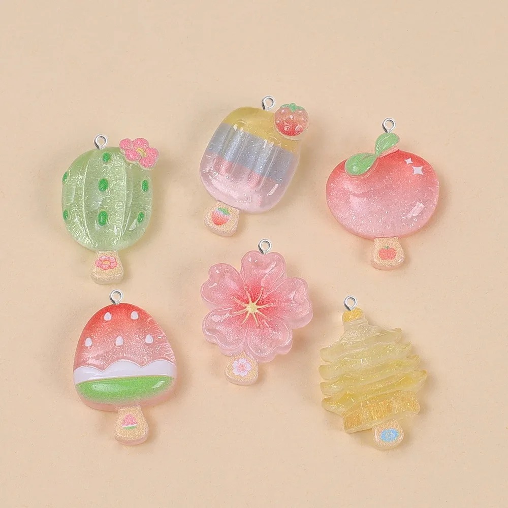 จี้เรซิ่นรูปไอศกรีมฤดูร้อนน่าร - Resin Craft Material บทวิจารณ์และราคา