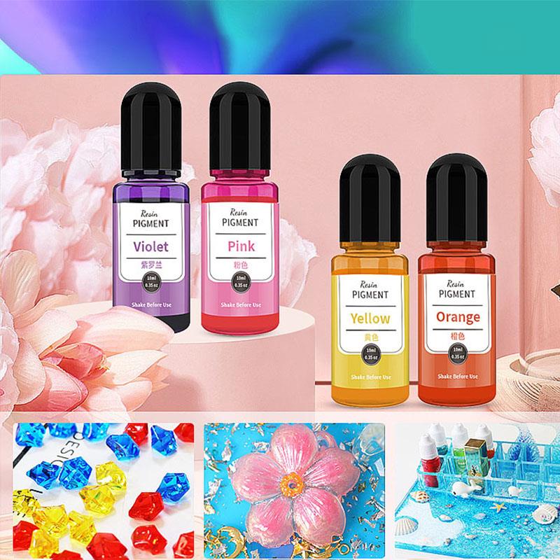 หมึกพิมพ์24สีศิลปะสีแอลกอฮอล์เ - Resin Dye Alcohol บทวิจารณ์และราคา